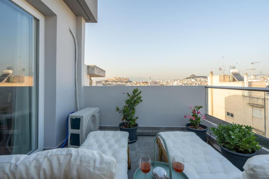 雅典Duplex Acropolis View 2 Balconies公寓 外观 照片